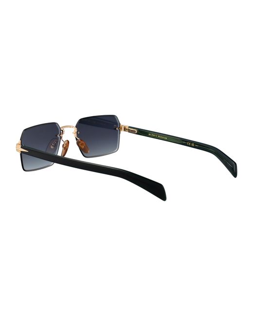 David Beckham Blue Squared Sunglasses Db 7109/S Pef for men