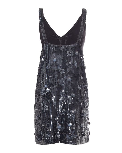 P.A.R.O.S.H. Blue Midi Dress