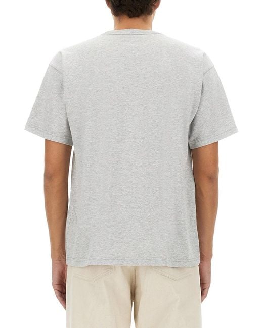 Obey Gray T-Shirt With Logo for men