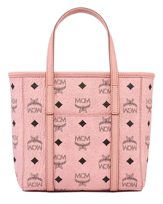 MCM Multicolor Shopper Mini Toni Top-Zip