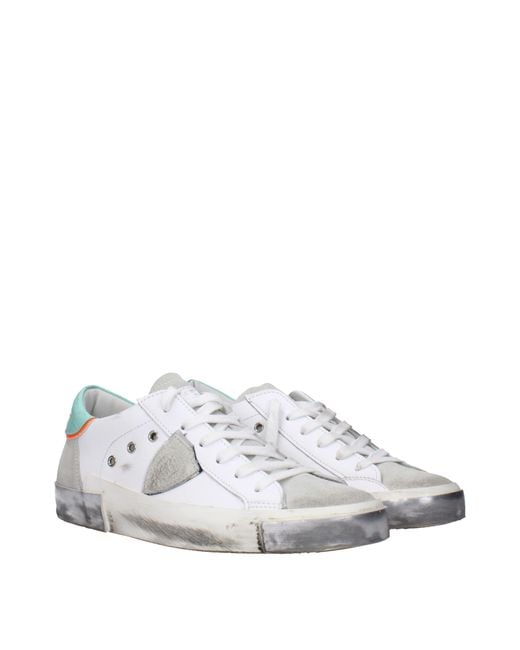 Philippe Model White Sneakers Prsx Skin/Water