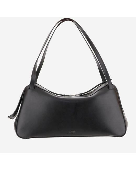 Dune Md Shoulder Bag Jil Sander de color Black