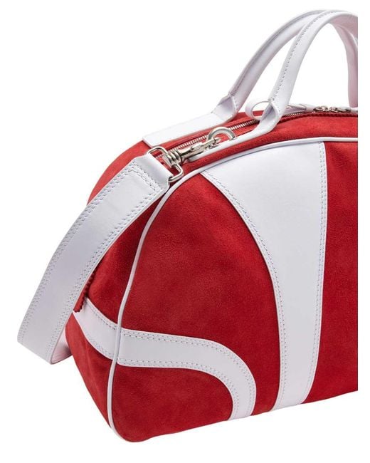 Dries Van Noten Red Travel Bag for men