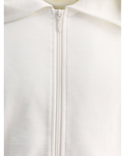Needles Naalden Geborduurd Sweatshirt Met Ritssluiting in het White voor heren