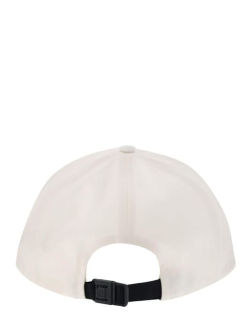 Moncler Natural Cotton Gabardine Baseball Cap for men