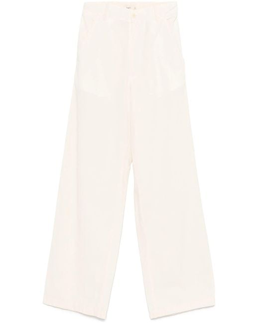 Barena White Pantalone Ida Tendon