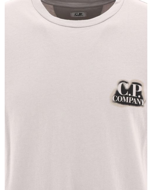 C P Company C.p. Bedrijf "british Sailor" T -shirt in het White voor heren