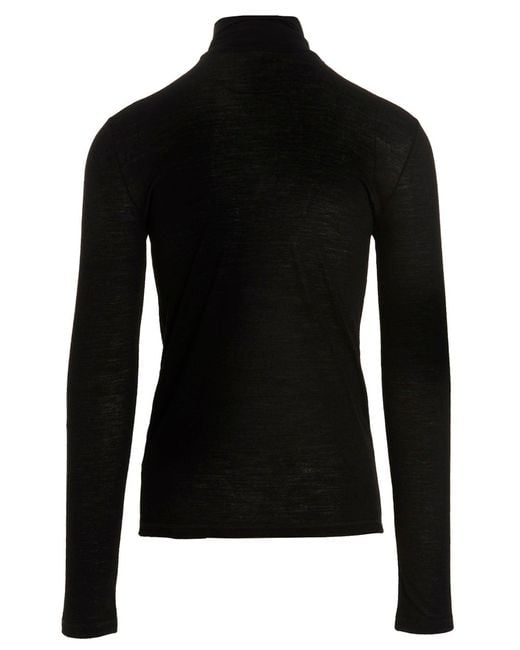 Jil Sander Black 'Technical' Sweater for men