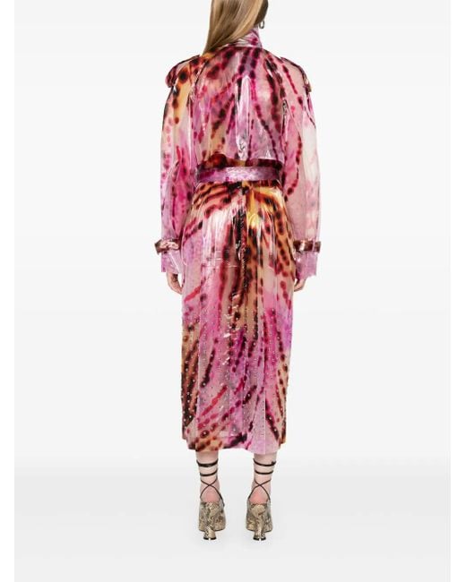 Dries Van Noten Red DRIES VAN NERTEN RISTO HF 1109 W.W.COAT