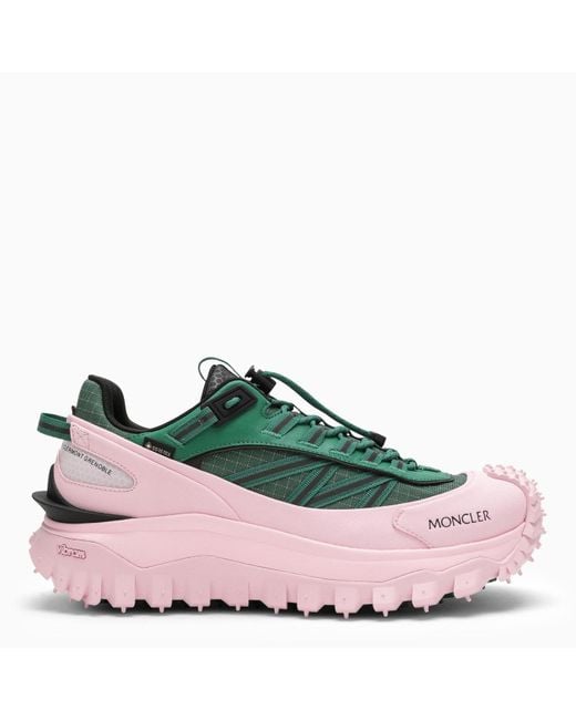 Moncler Trailgrip Gtx Pink/green Trainer