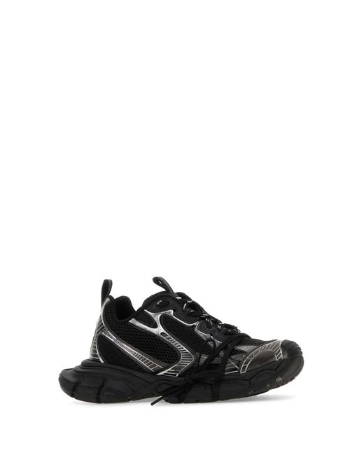 Balenciaga Black Two-tone Mesh And Rubber 3xl Sneakers for men