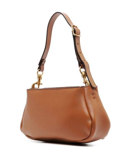 Chloé Brown Marcie Leather Shoulder Bag