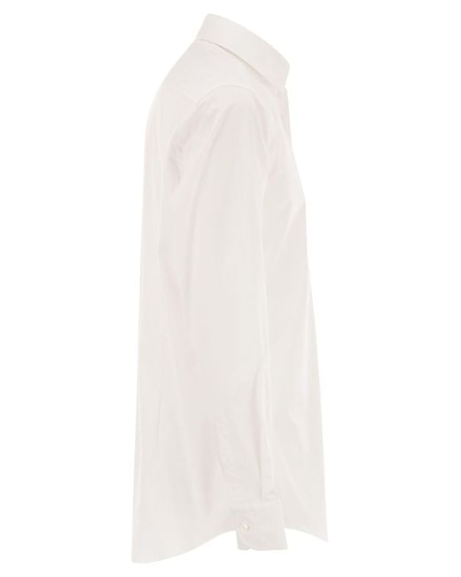 Boss White Slim Fit Shirt for men