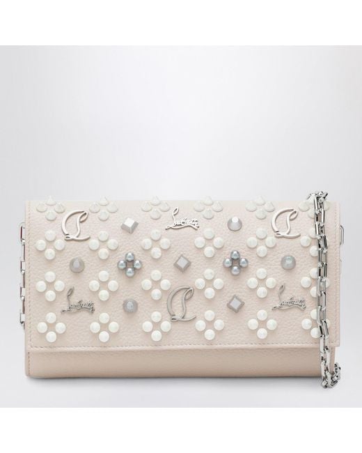 Christian Louboutin Natural Paloma Wallet On Chain