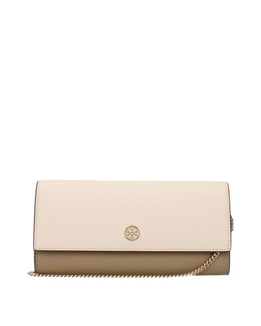 Tory Burch Natural Kira Convertible Wallet