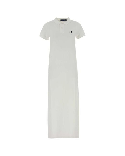 Polo Ralph Lauren White Piquet Polo Dress