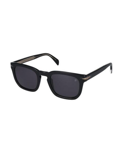 David Beckham Black Sunglasses Db 7076/S /23/145 for men