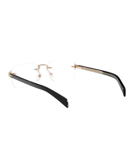 David Beckham Metallic Optical Db 7116 Rhl for men