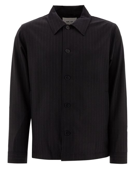 NN07 Black Jackets for men