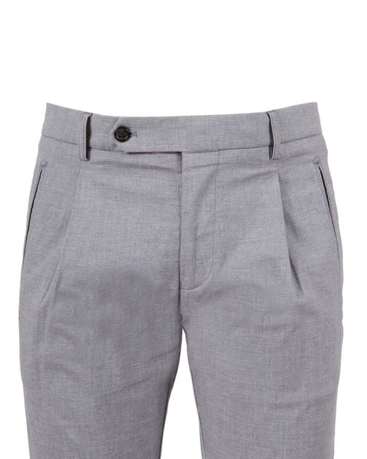 Berwich Gray Pantalone Retrolong Gd Grigio