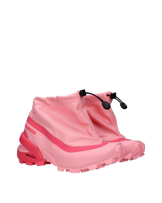 Maison Margiela Pink Salomon Boots Fabric/Flamingo