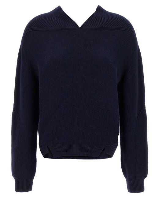 'V Neck Detail' Pull ' Victoria Beckham en coloris Blue