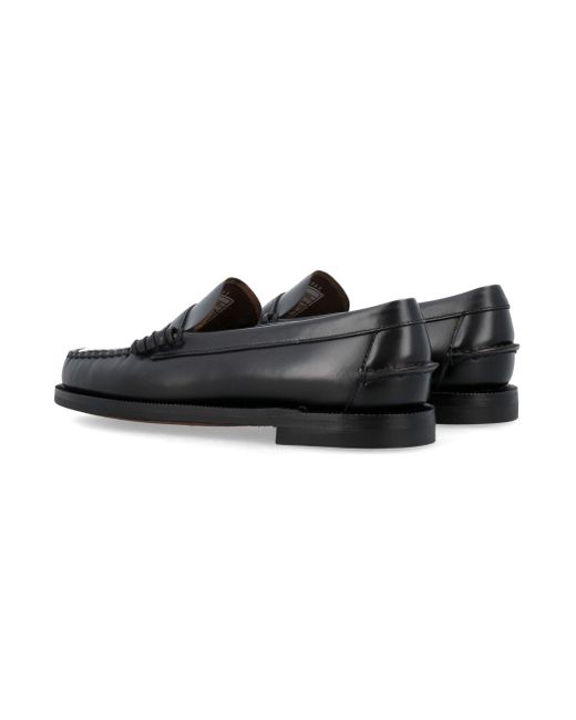 Sebago Black Flache Schuhe schwarz