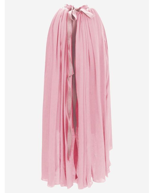 Sa Su Phi Pink Cotton Blend Dress