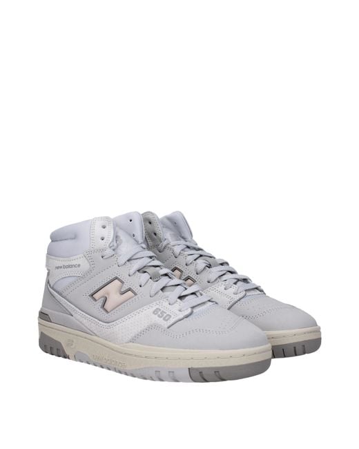 New Balance Gray High Shoe 650 for men