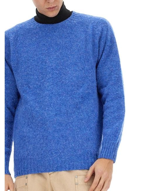 Howlin' By Morrison Blue Wool Jersey. for men