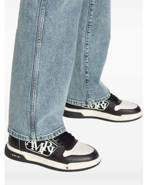 Amiri Sneakers Met Logo-Reliëf in het Black