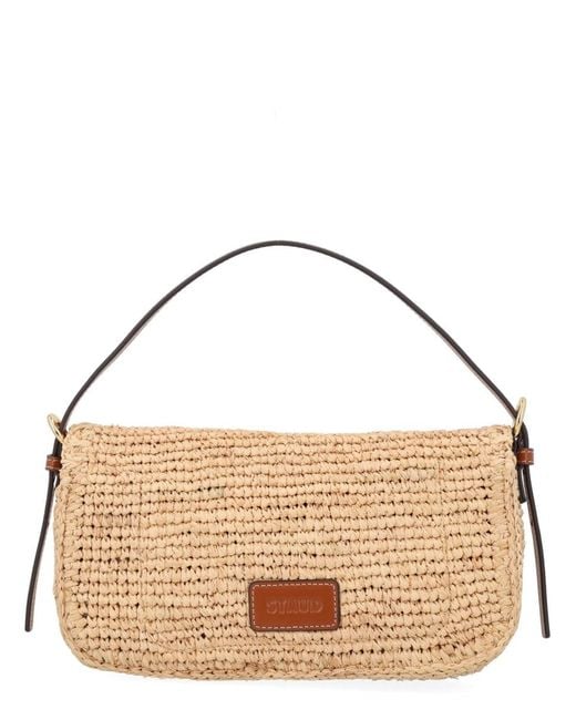 Staud Brown Shoulder Bag Harlow Rf Natural