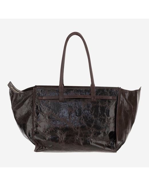 Benedetta Bruzziches Black Mame Weekend Leather Bag