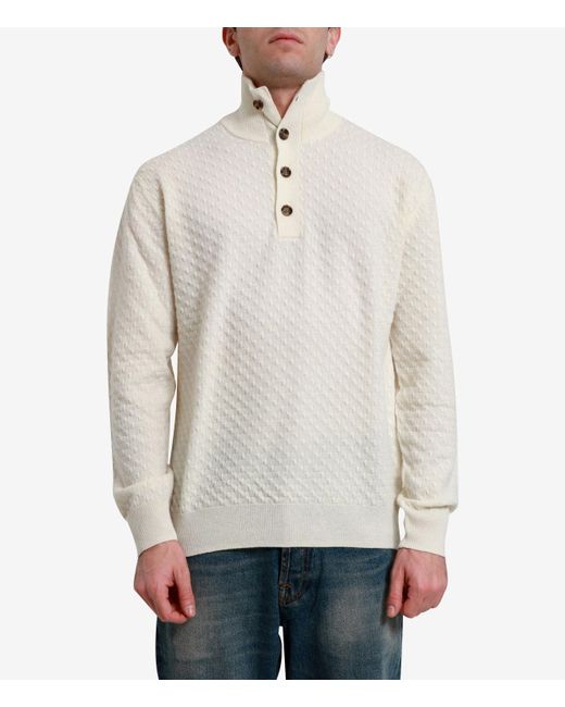 Paolo Pecora White Sweaters for men