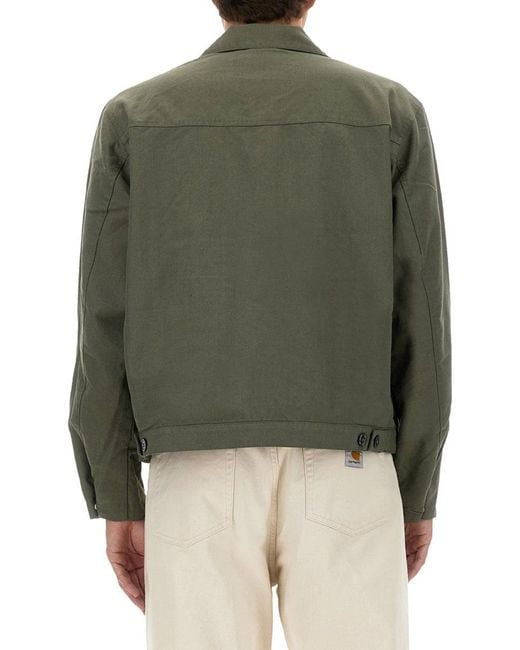 Obey Green Shirt Jacket