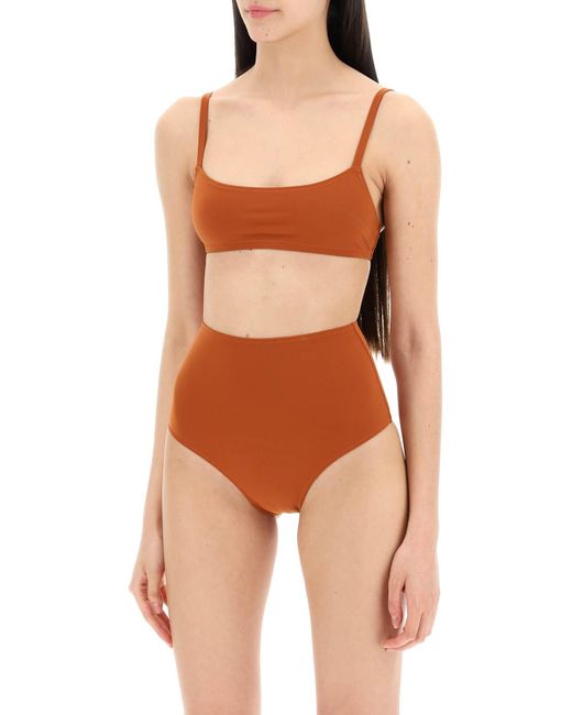 Lido Brown Eleven High Taille Bikini Set