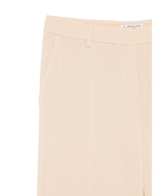 Alberto Biani White Cady Trousers