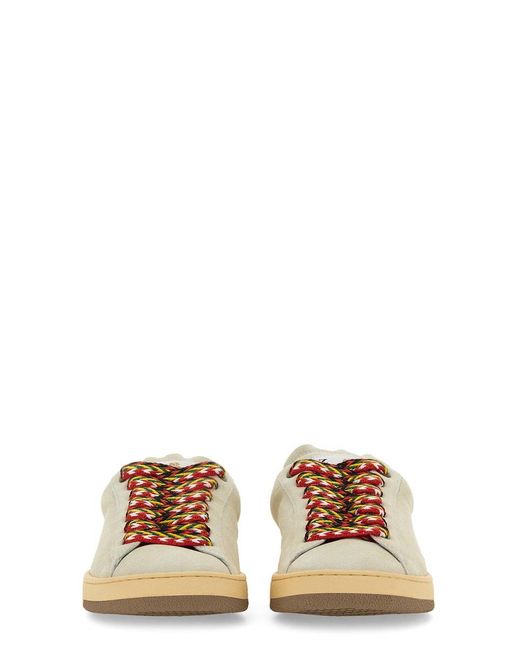 Lanvin Natural Sneaker Cube With Soft Leather Upper