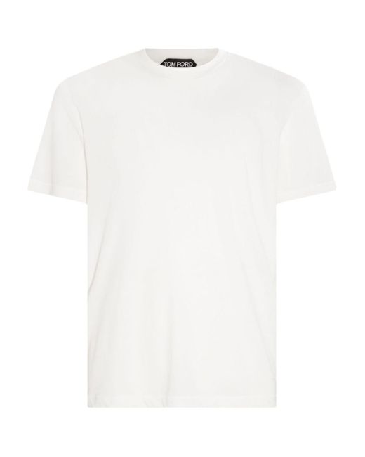 Tom Ford White Crew Neck T Shirt