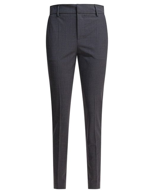McQueen Blue Wool Pants