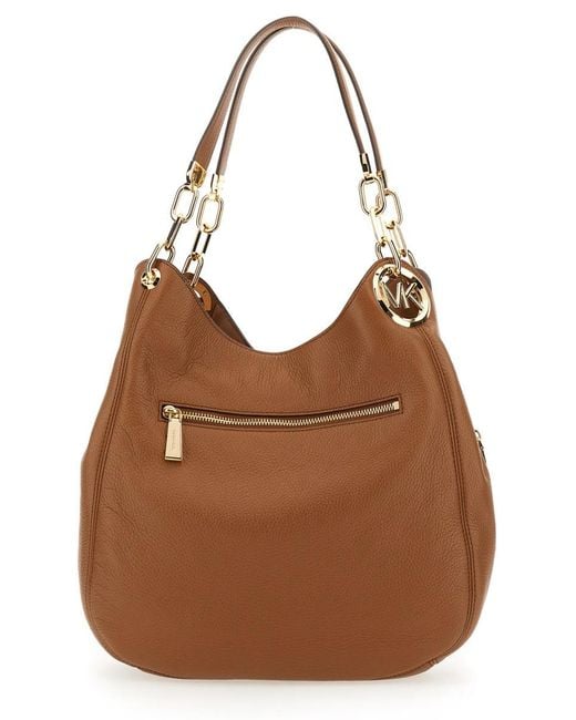 MICHAEL Michael Kors Brown Lillie Large Shoulder Handbag