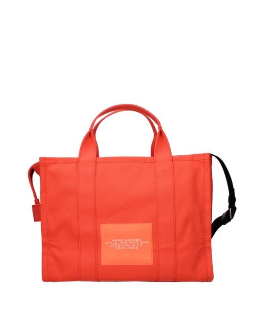 Marc Jacobs Red Handbags The Tote Bag Fabric/Electric