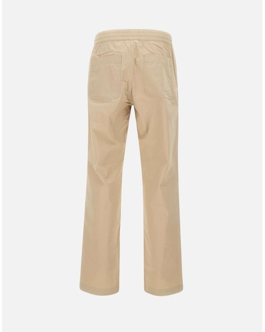 Maison Kitsuné Düne Sand Baumwollhosen in Natural für Herren