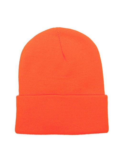 Filson Orange Logo Beanie for men