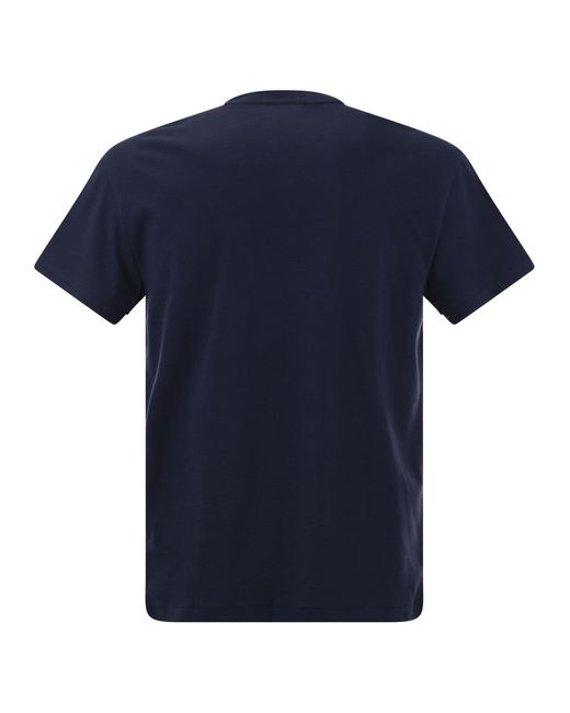 Polo Bear Jersey Classic Fit Shirt di Polo Ralph Lauren in Blue da Uomo