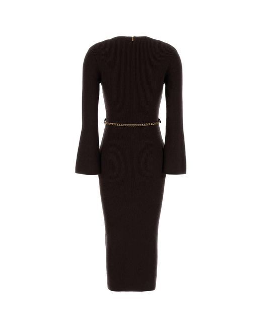 MICHAEL Michael Kors Black Wool Blend Dress