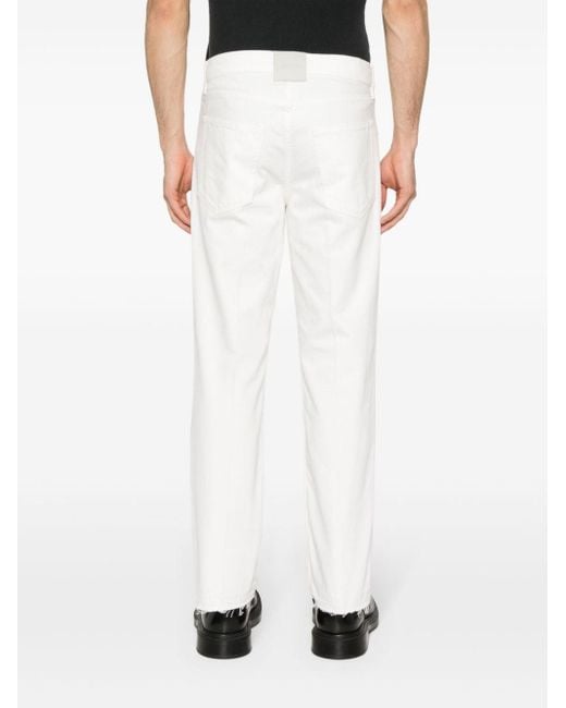 Lanvin White Straight-leg Jeans for men