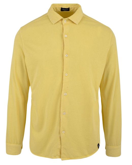 Drumohr Shirts Geel in het Yellow voor heren