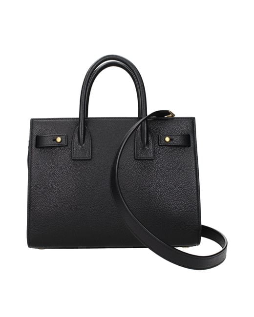 Saint Laurent Black Handbag Leather
