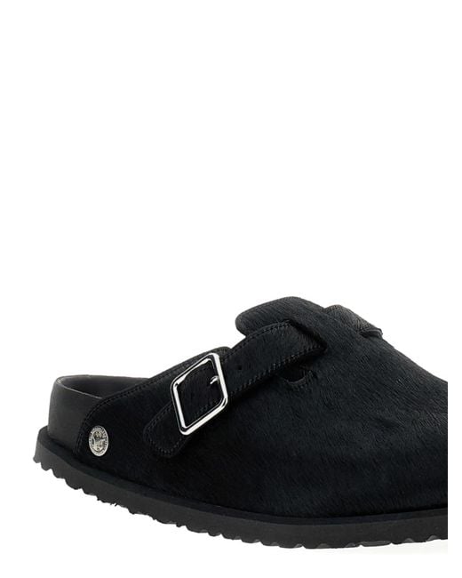 Birkenstock Black Boston Pony Like Fur Exq 1774